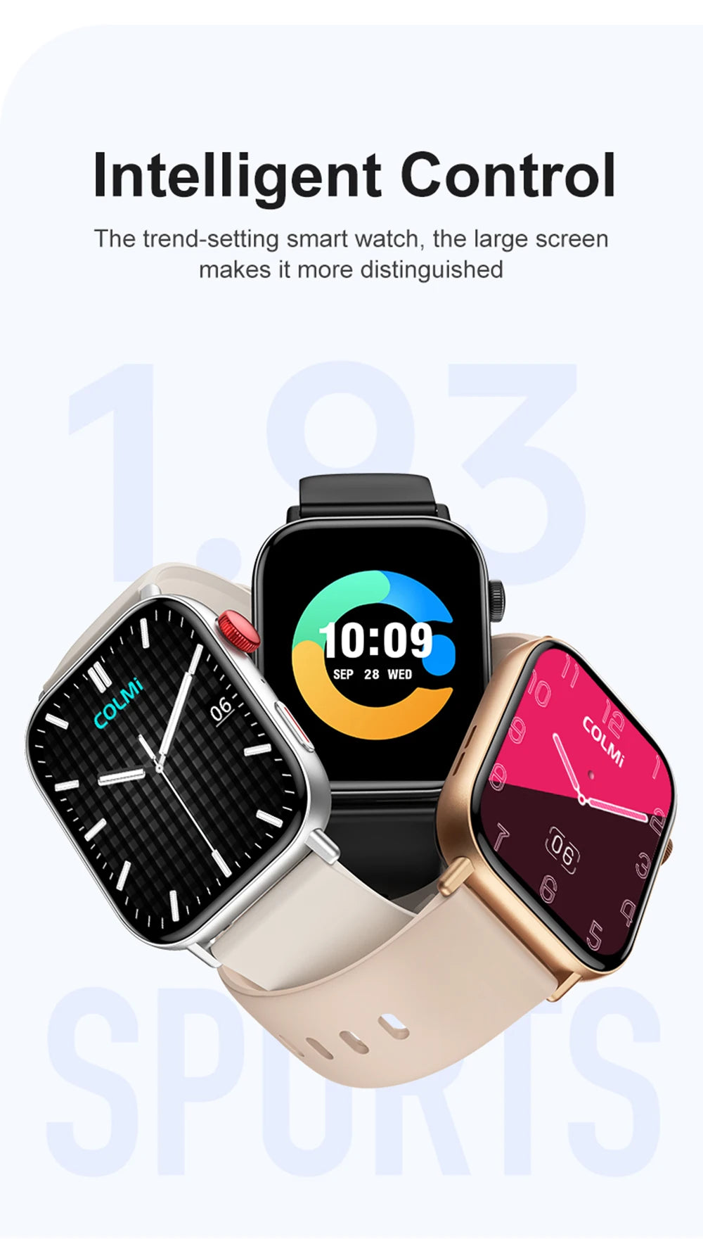 COLMI C8 Max Voice Calling Smart Watch 1.93"