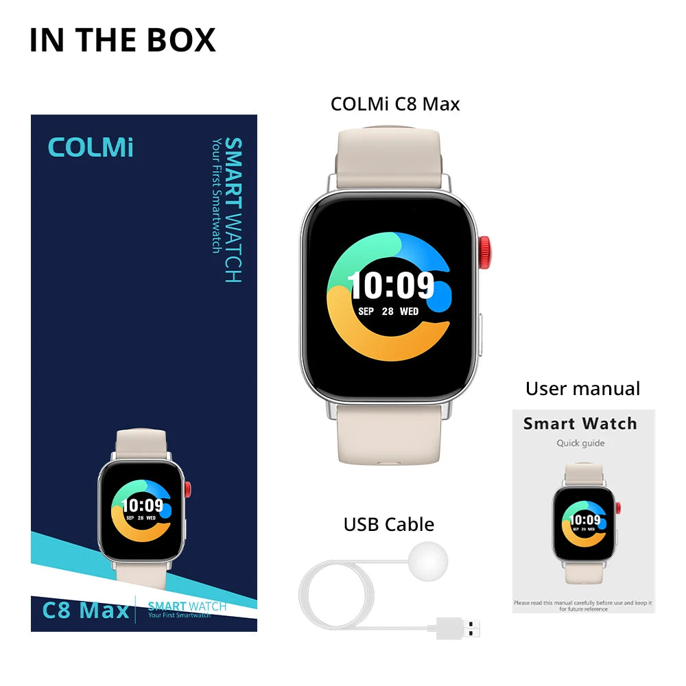 COLMI C8 Max Voice Calling Smart Watch 1.93"