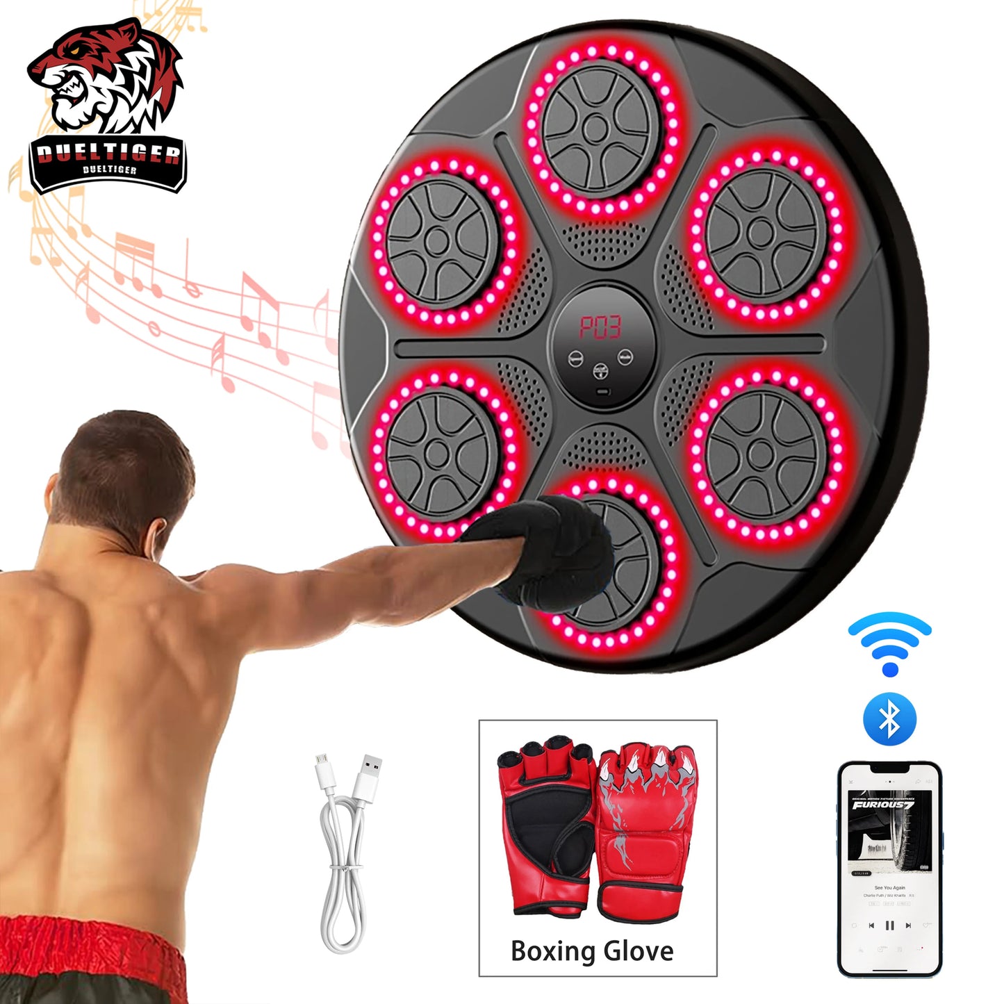 Electronic Boxing Target Punching Equipment